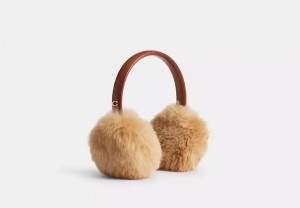 Palarie Dama COACH® Shearling Earmuffs Maro | RONWM439