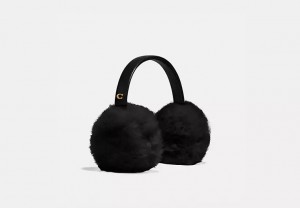 Palarie Dama COACH® Shearling Earmuffs Negrii | ROROM440